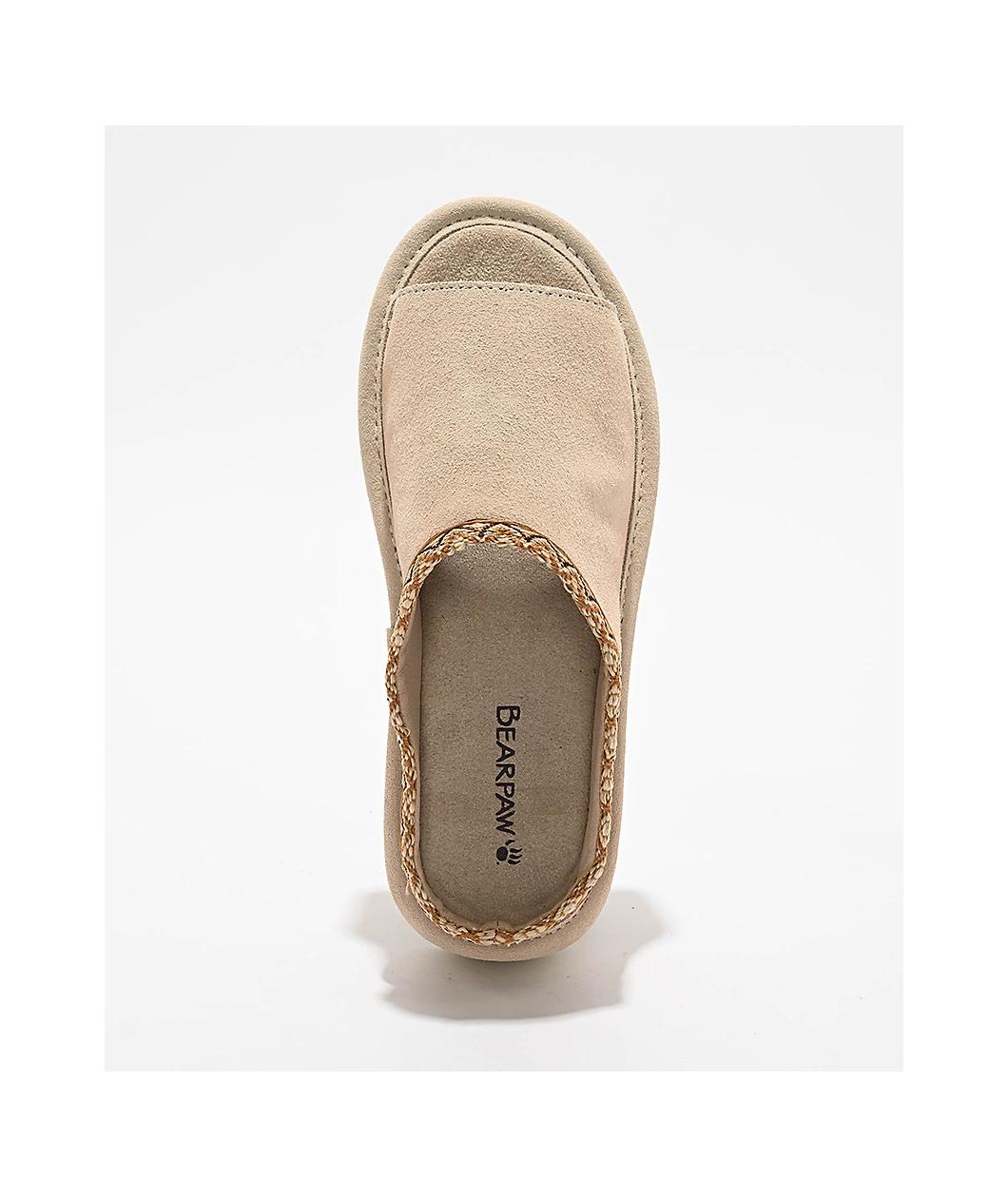 Bearpaw Navigate Camel Platform Slippers Product Image