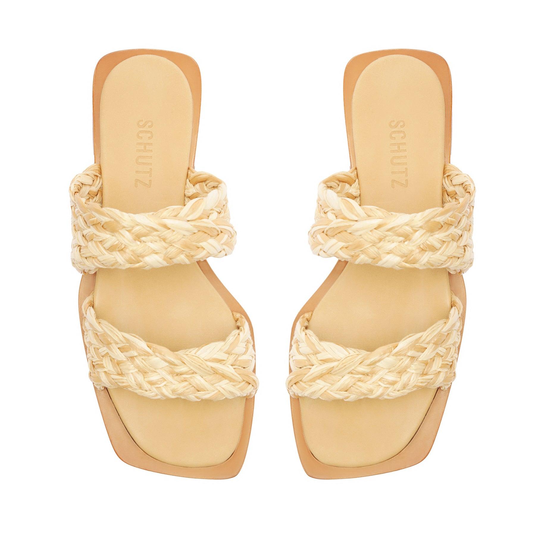 Amani Straw Flat Sandal Female Product Image