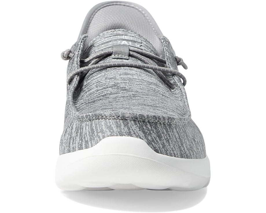 On-The-Go Flex Radiant Striped Metallic Canvas Boat Shoe Product Image