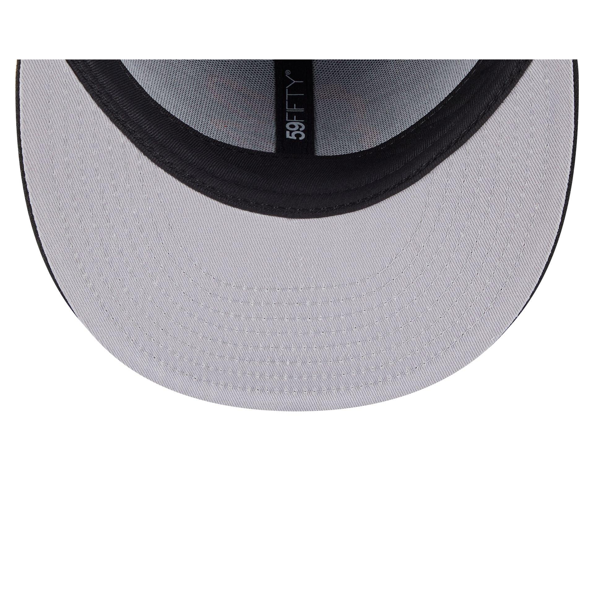 Cincinnati Bengals 2025 Sideline Cold Weather Steel Clouds Retro Crown 59FIFTY A-Frame Fitted Hat Male Product Image