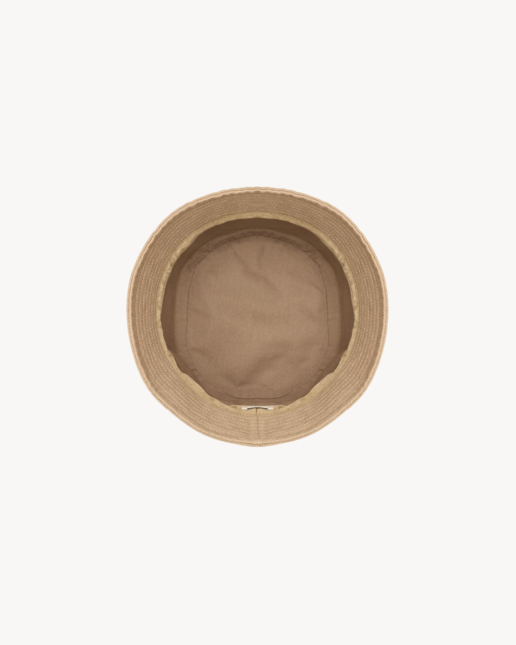 CASSANDRE bucket hat in canvas Product Image