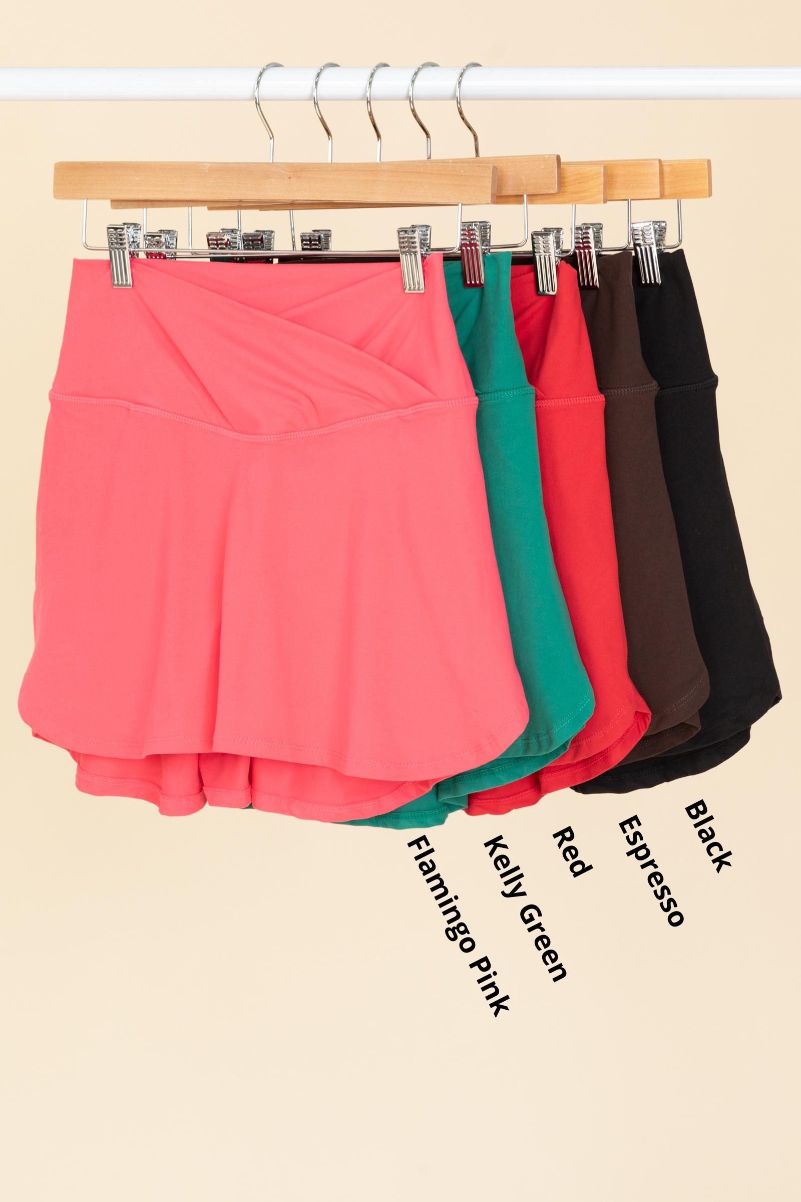 Butter V Shaped High Waist Skorts Product Image