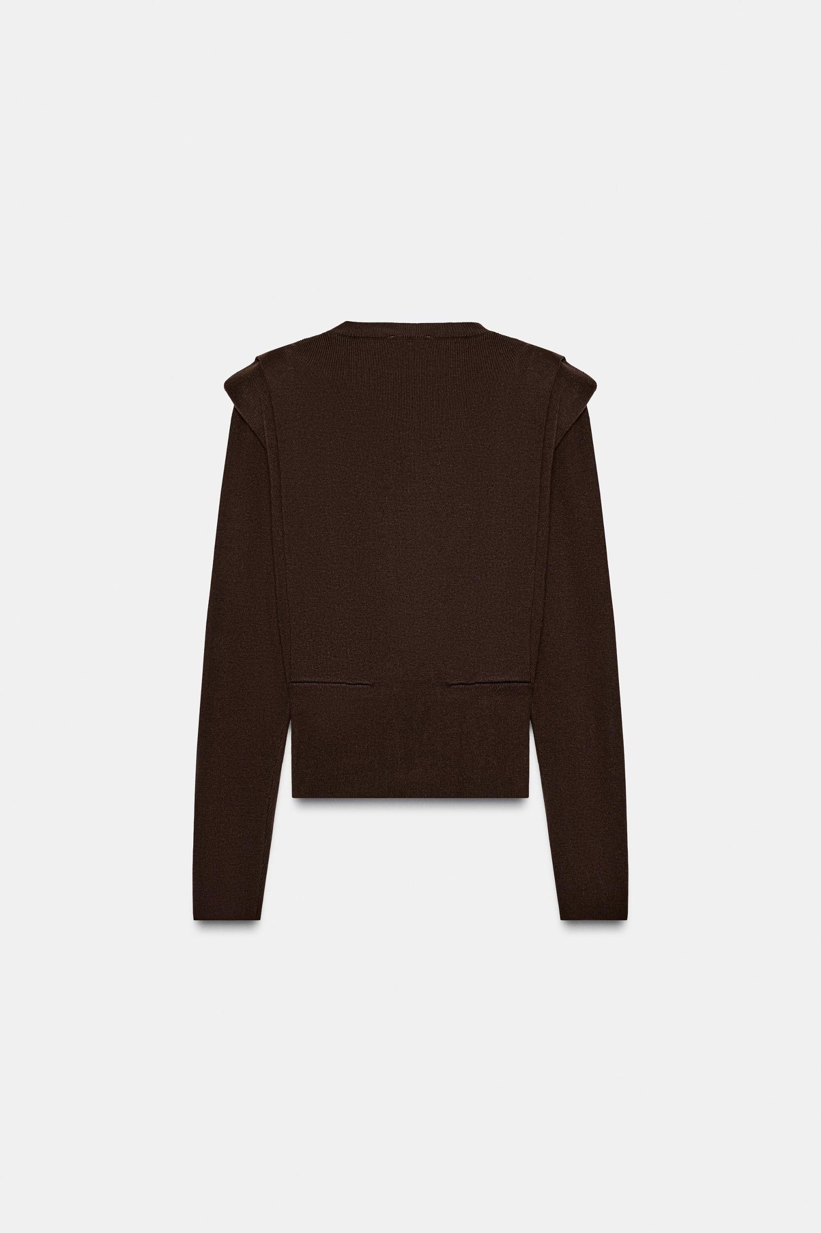 SHOULDER PAD KNIT JUMPER Product Image