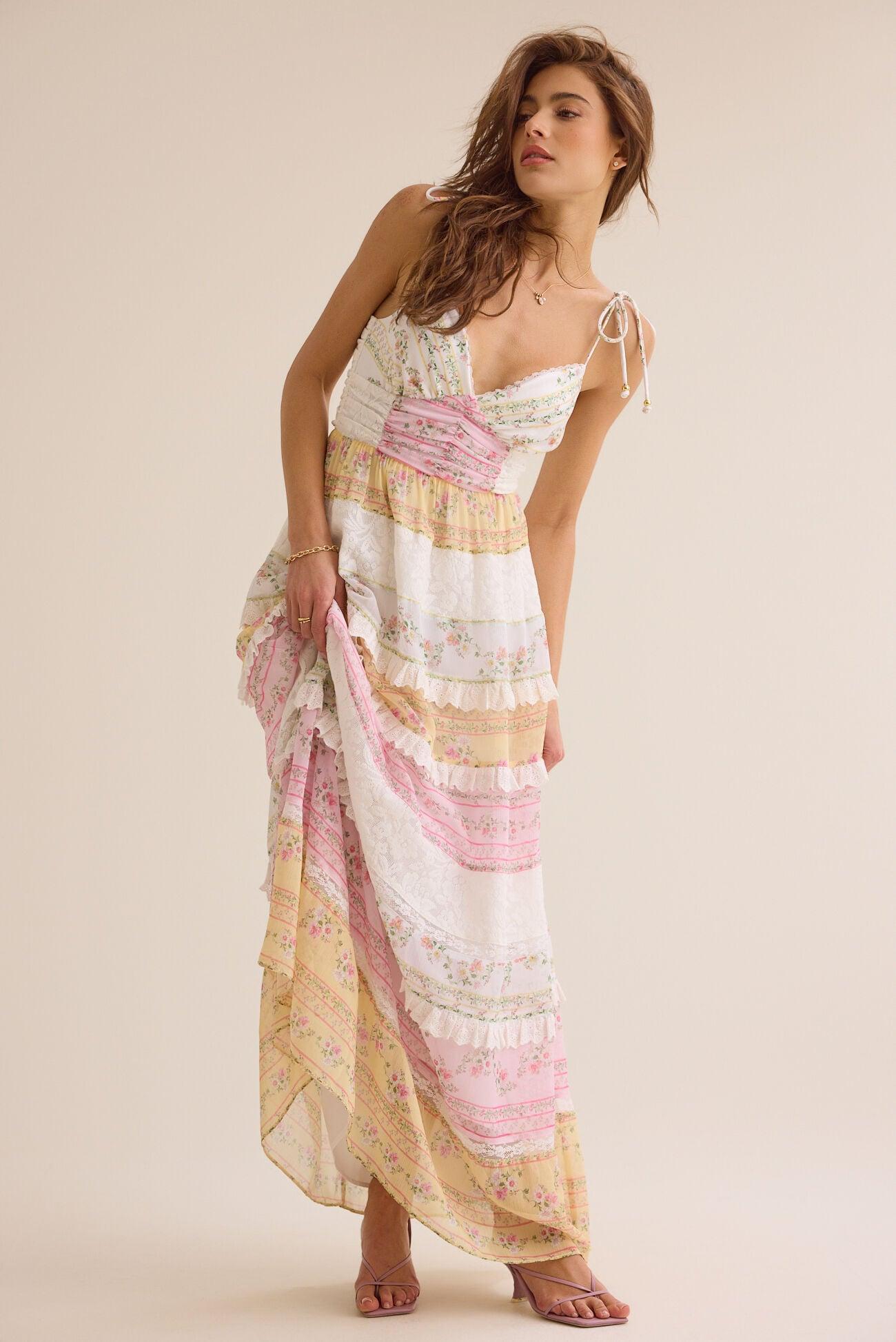 Adalea Floral Maxi Dress Product Image