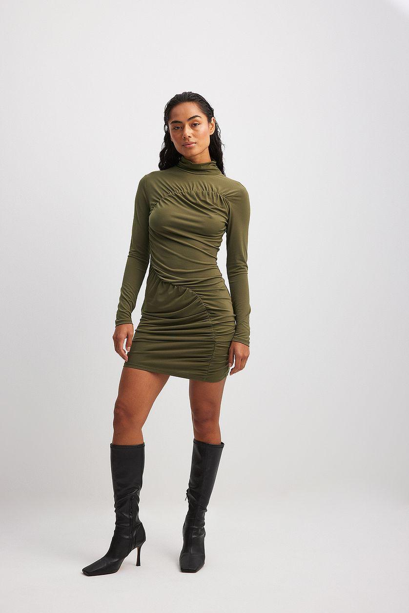 Collar Mini Dress Product Image