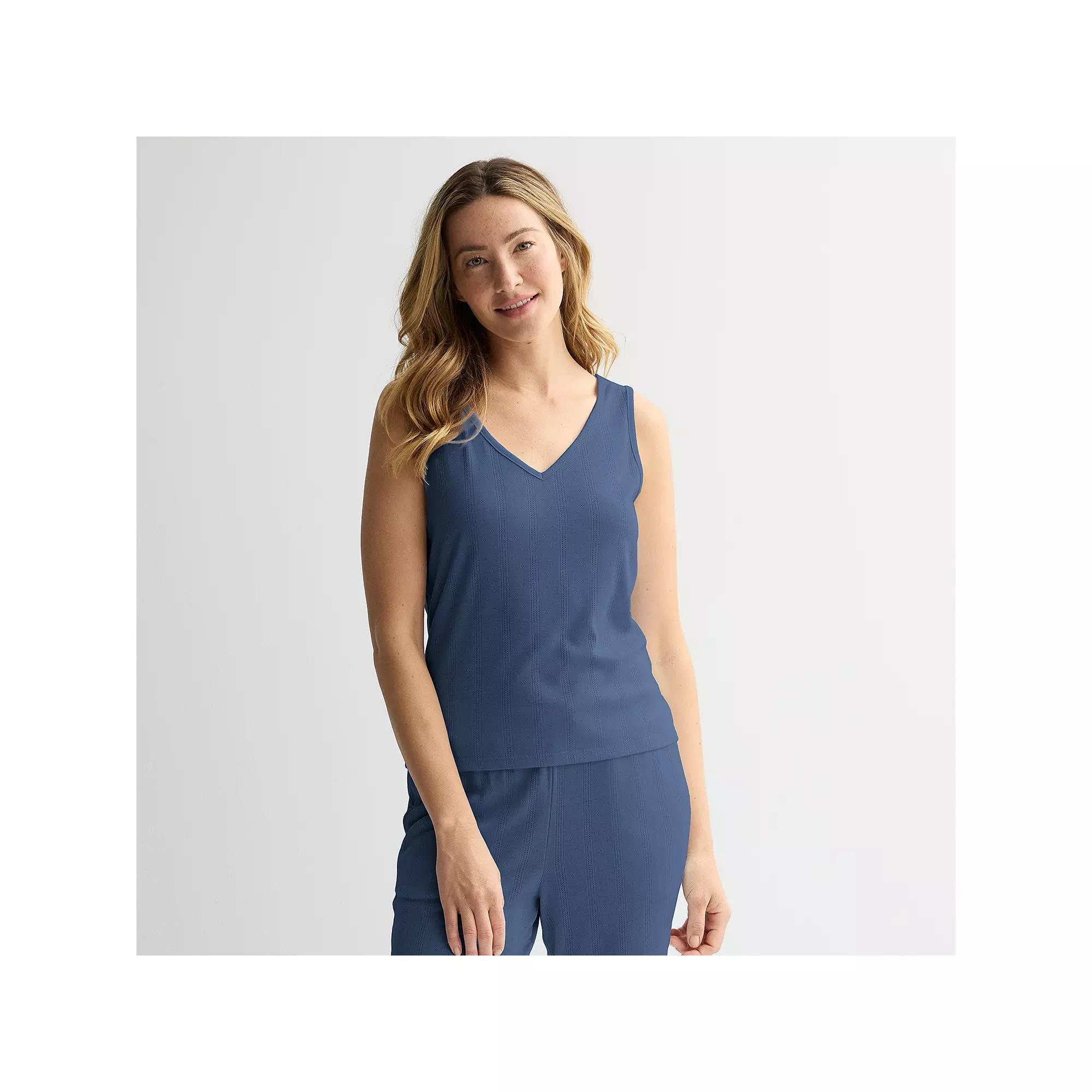Women's Sonoma Goods For Life® Pointelle Sleep Tank,  Product Image