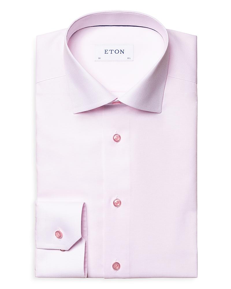 Mens Contemporary-Fit Textured Solid Shirt Product Image