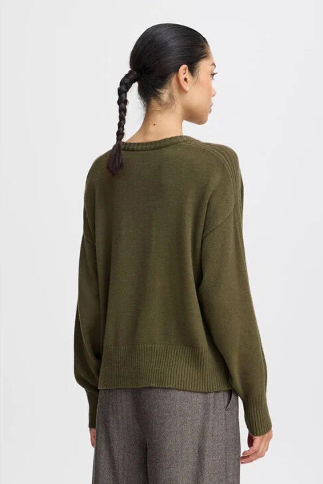 Manina Olive Jumper Product Image