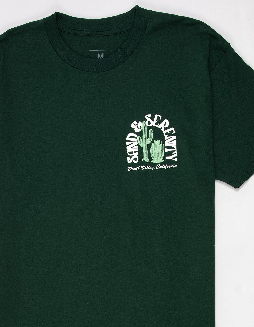 BECAUSE WEEKEND Sand & Serenity Mens Tee - FOREST Product Image