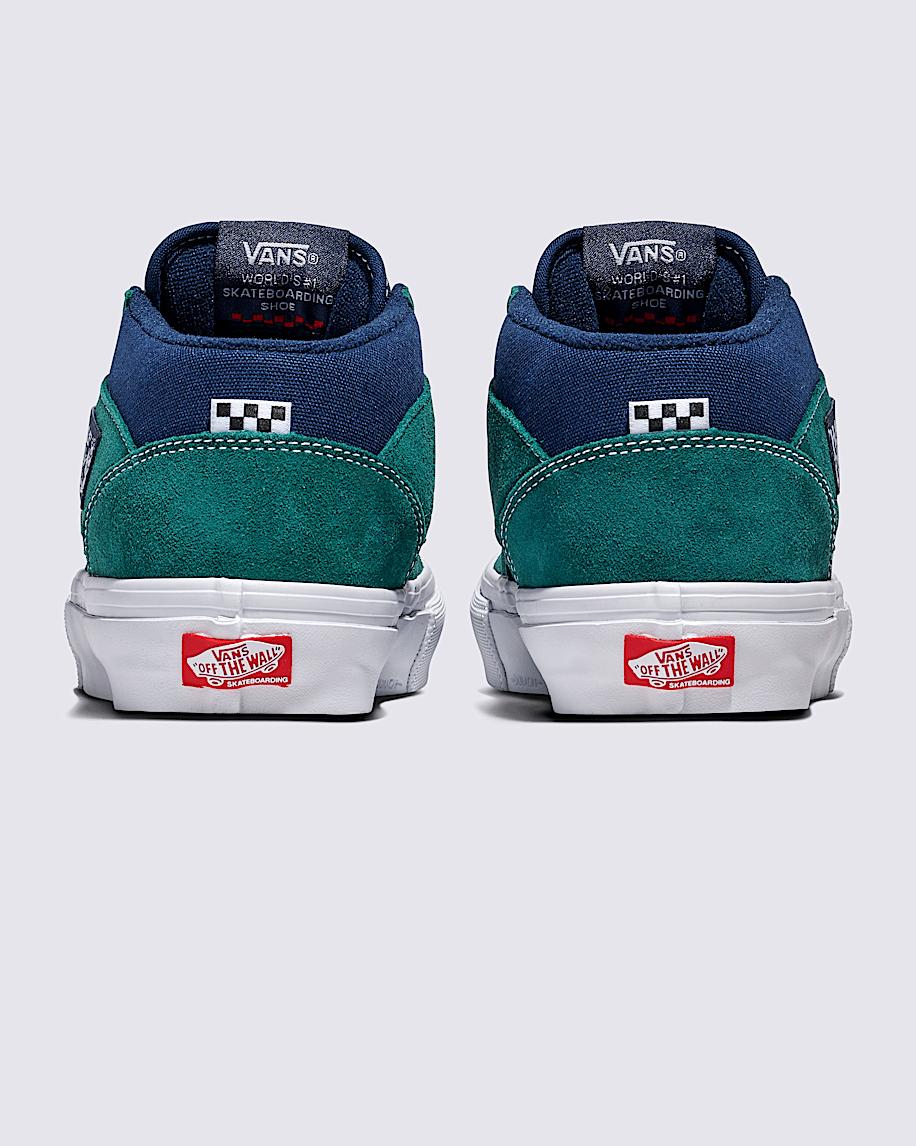 Skate Half Cab Shoe in Blue / Green| Vans US Product Image