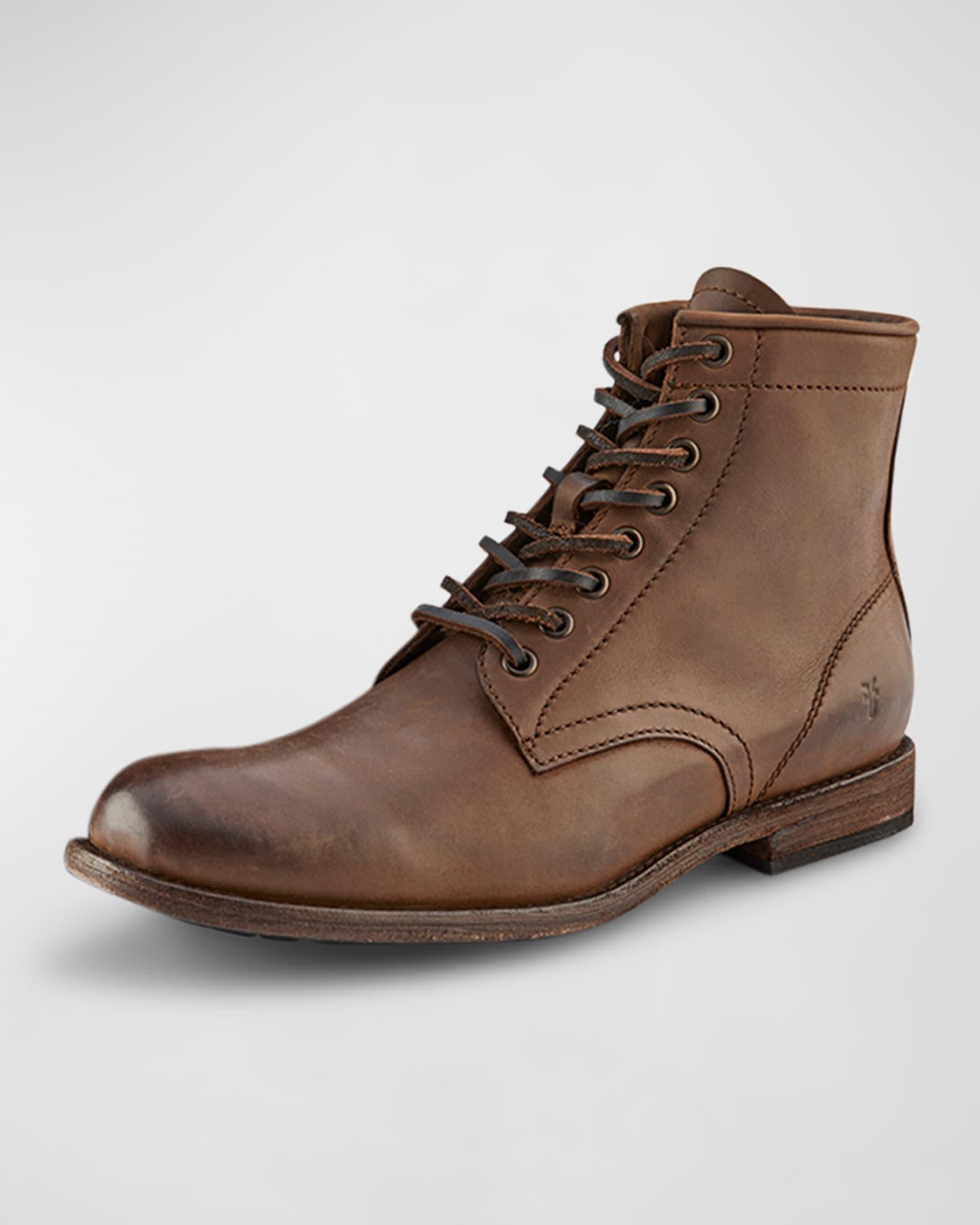 Men's Tyler Leather Lace-Up Boots Product Image