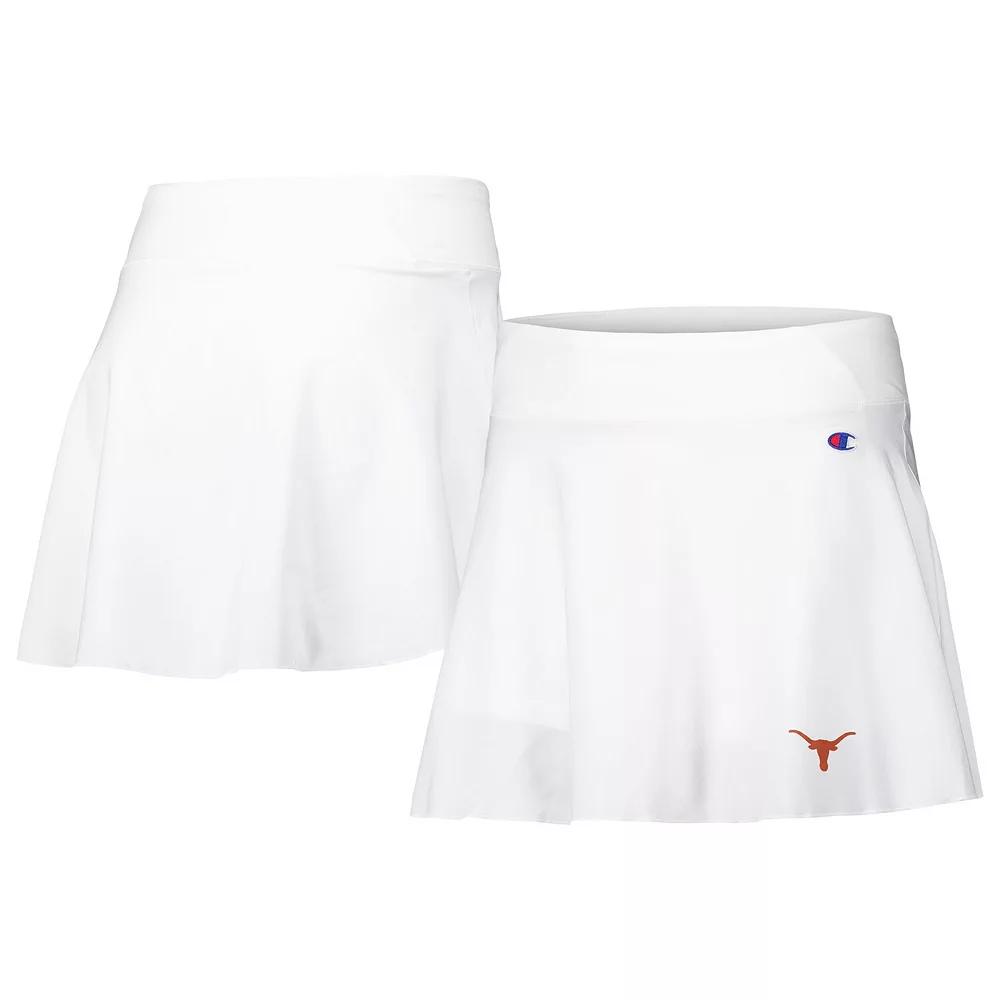 Women's Champion White Texas Longhorns Tailgate Soft Touch Skort, Size: Small Product Image