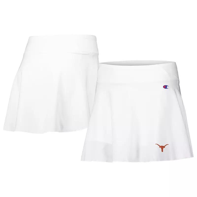 Women's Champion White Texas Longhorns Tailgate Soft Touch Skort, Size: Small Product Image