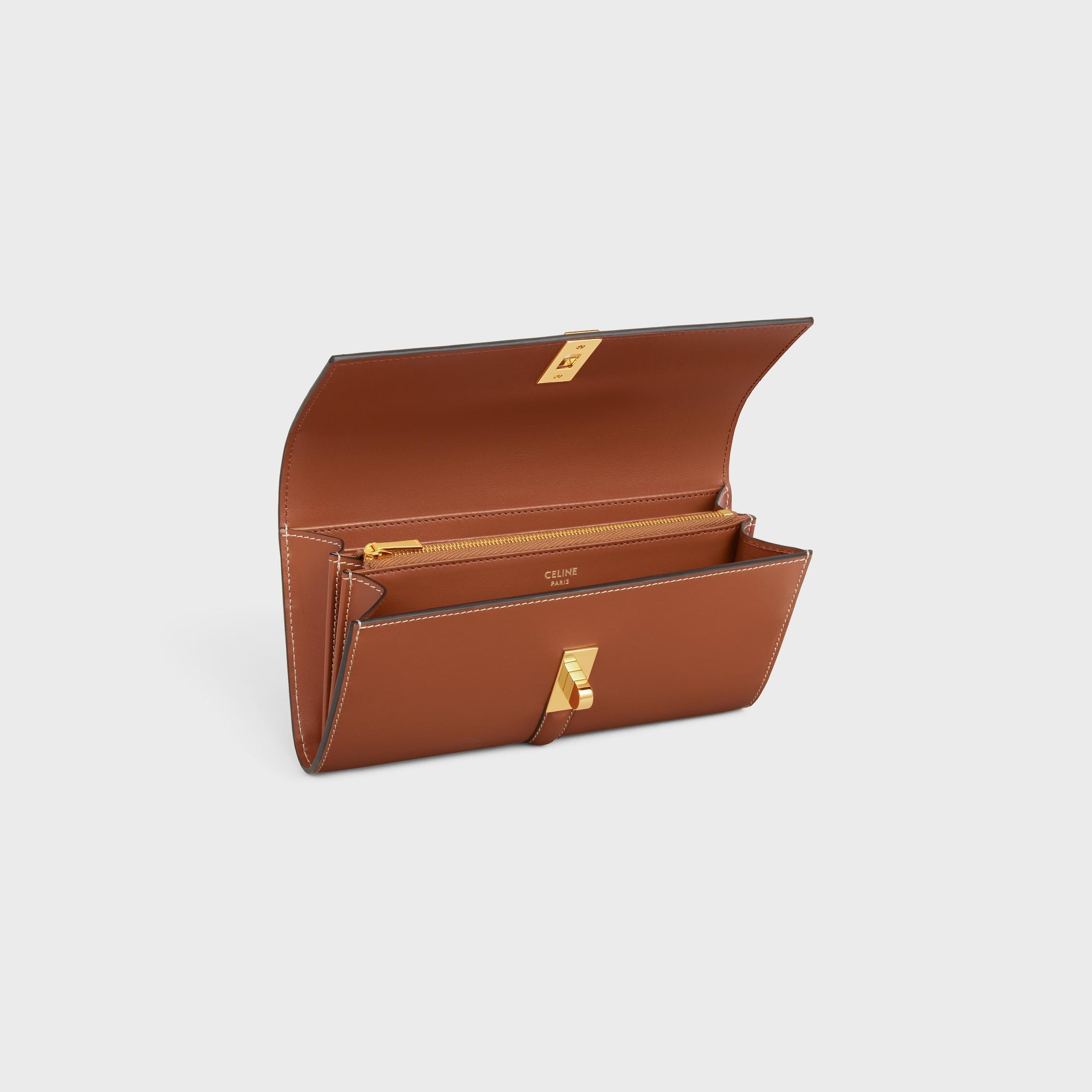 LARGE WALLET 16 IN SATINATED CALFSKIN Product Image