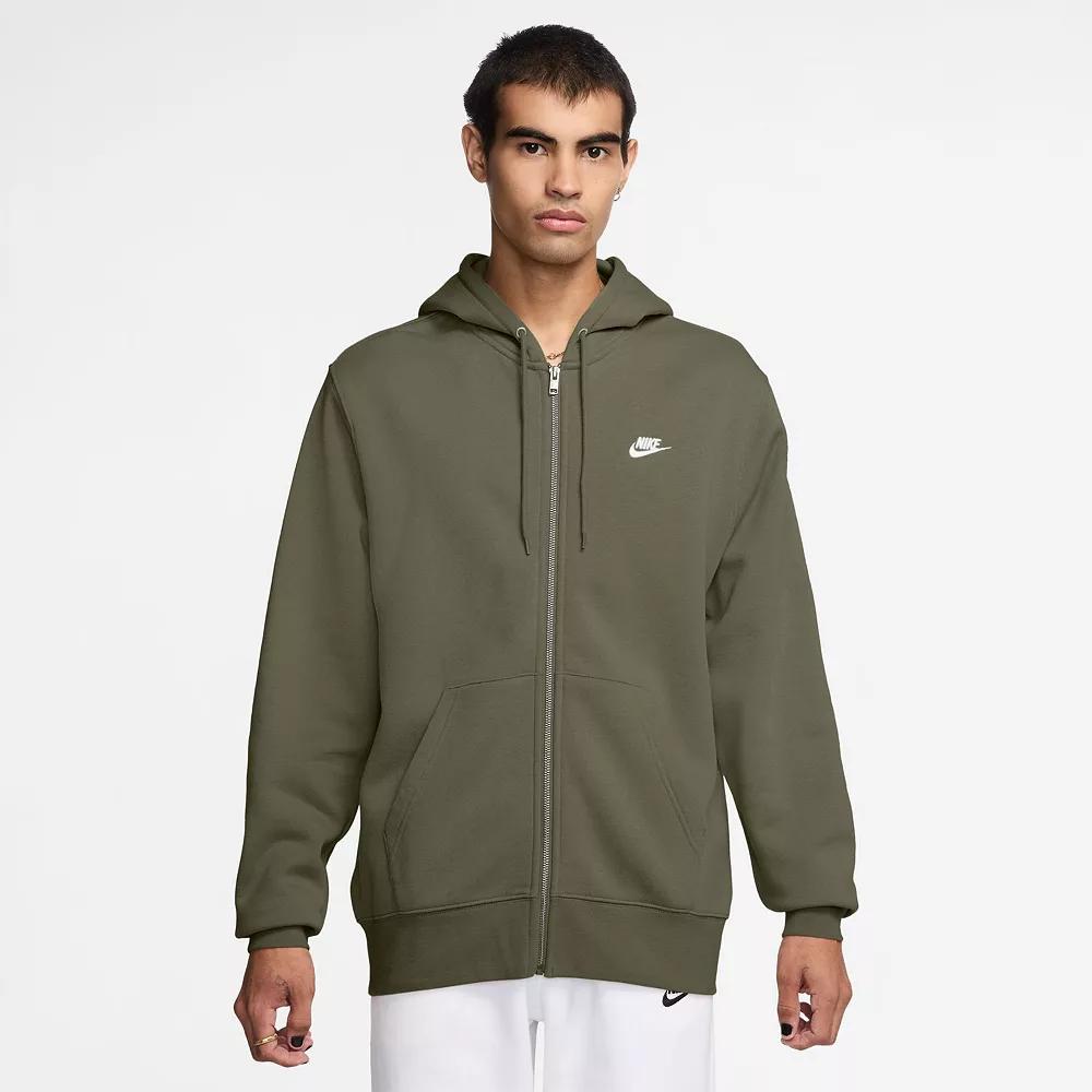 Men's Nike Club Full-Zip Fleece Hoodie,  Product Image