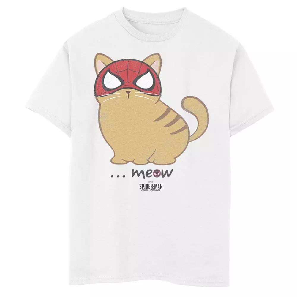 Boys 8-20 Marvel Spider-Man Miles Morales Spider-Cat Portrait Graphic Tee, Boy's,  Product Image