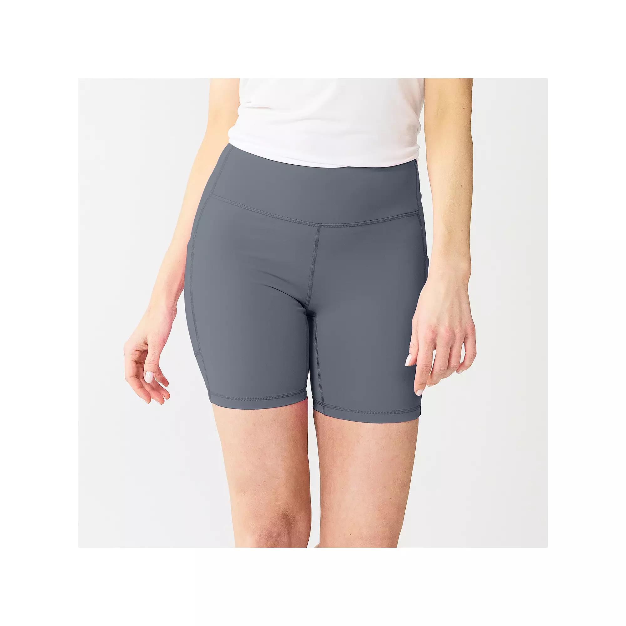 Women's Tek Gear® Ultrastretch 7-in. Bike Shorts, Size: XS, Heritage Gray Product Image