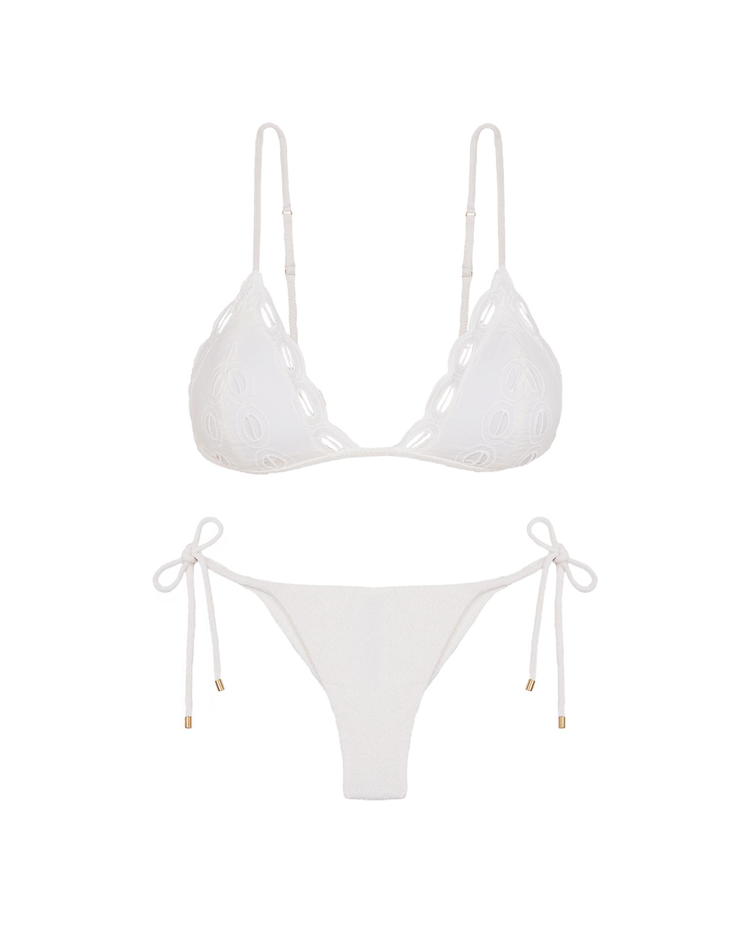 Firenze Tie Side Bottom - Off White Product Image