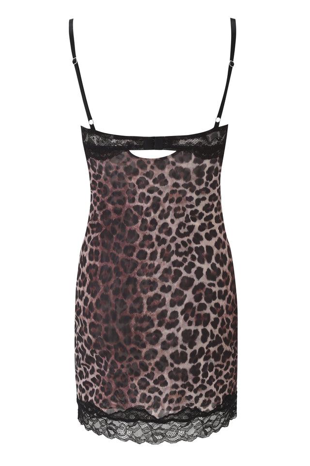 CALYPSO MINI DRESS - LEOPARD Product Image