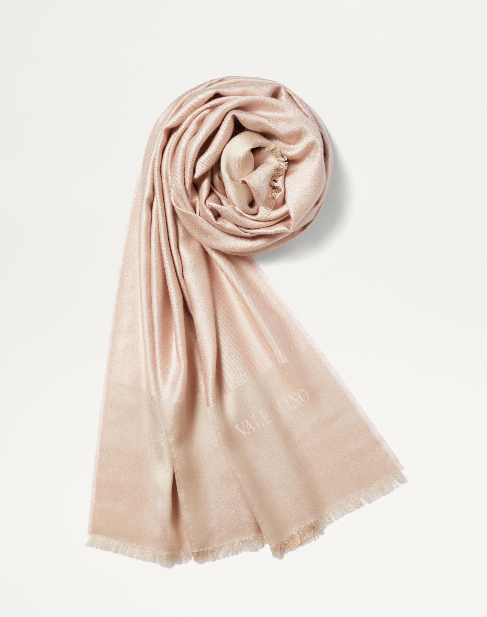 Valentino Lurex Stole In Silk And Cashmere  Product Image