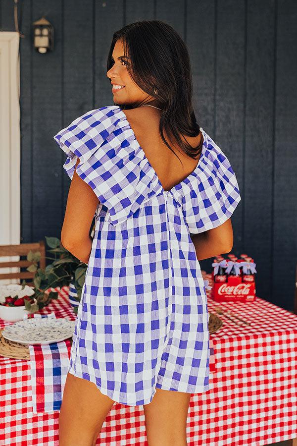 Picnic At The Park Gingham Romper Product Image