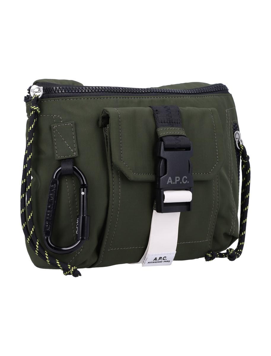 APC Trek Shell Messenger Bag In Green Product Image