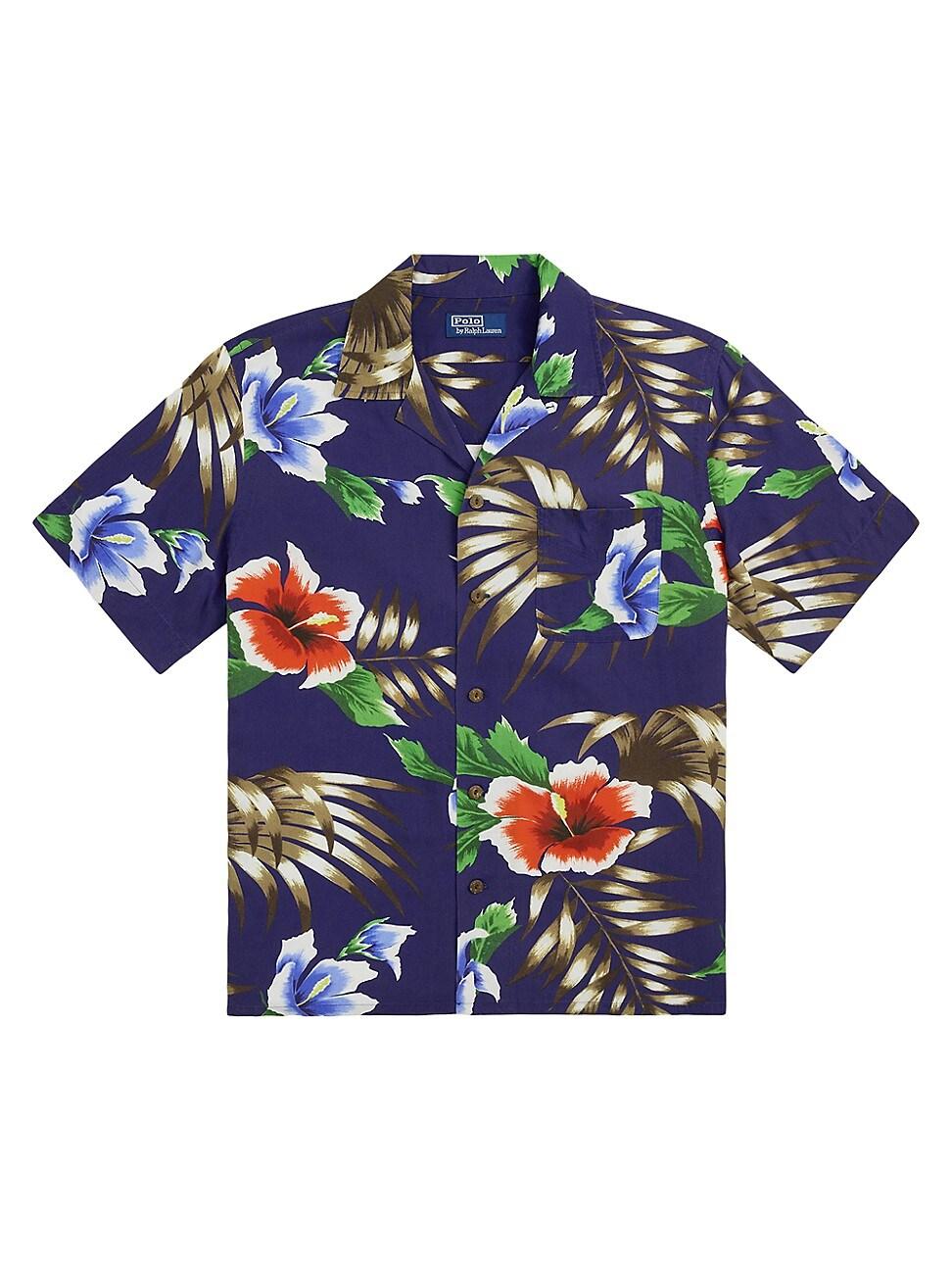 Mens Classic Fit Tropical Camp Shirt Product Image