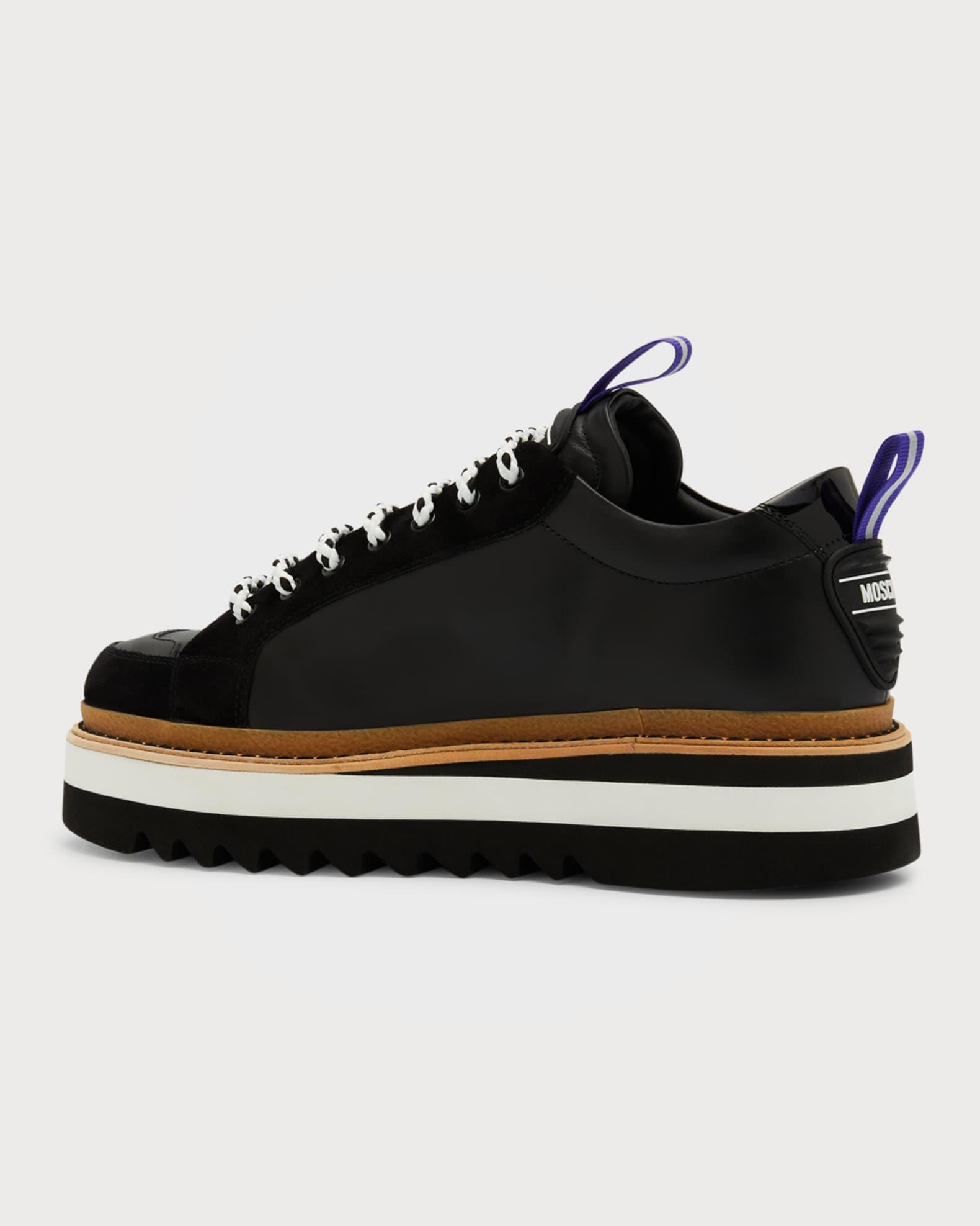 Men's City Trainer Leather Low-Top Sneakers Product Image