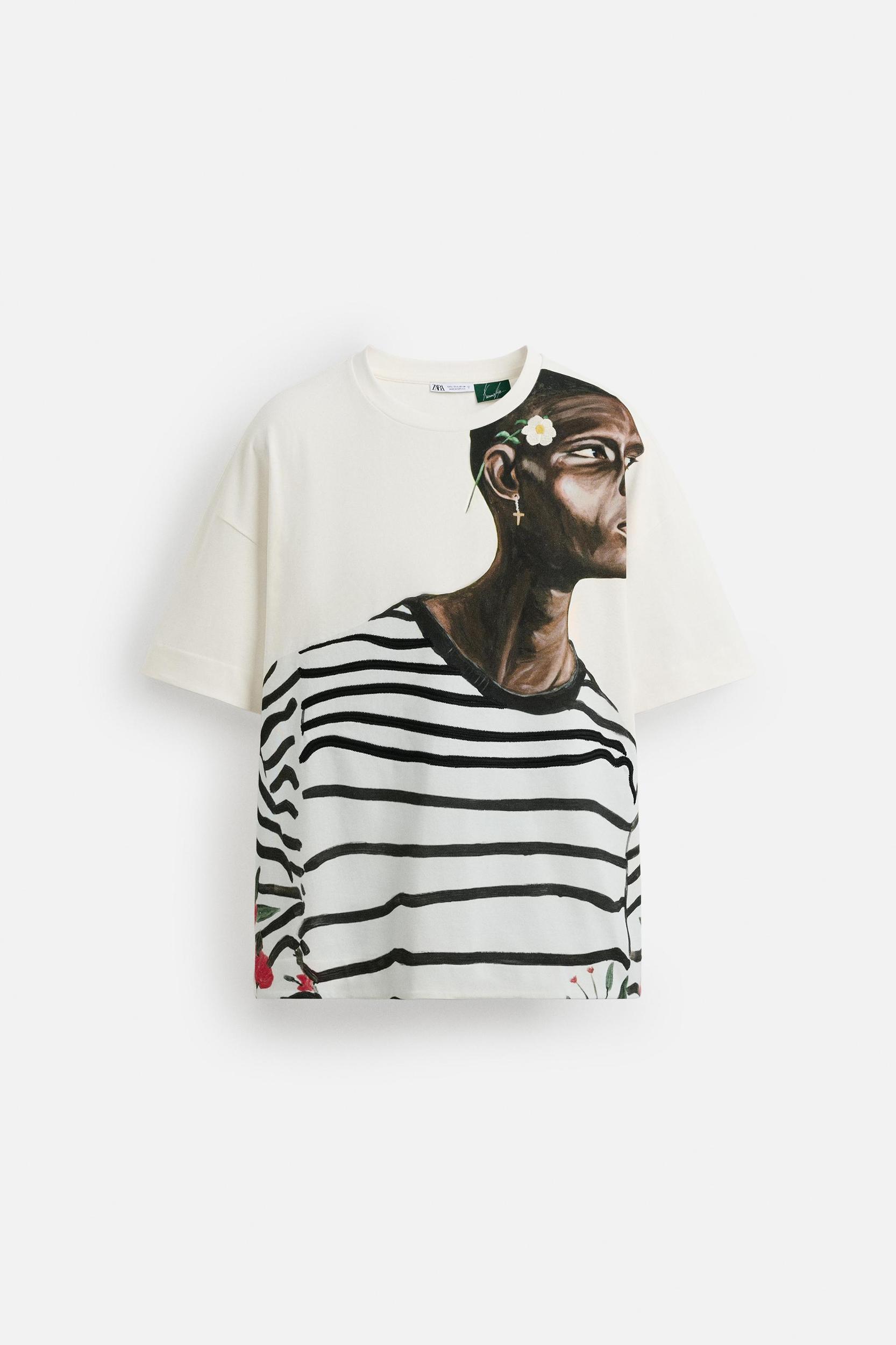 PRINTED EMBROIDERY T-SHIRT © OTIS KWAME KYE QUAICOE Product Image