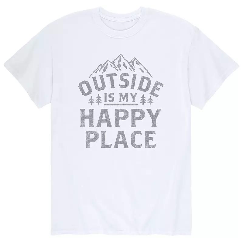 Men's Outside Is My Happy Place Tee,  Product Image