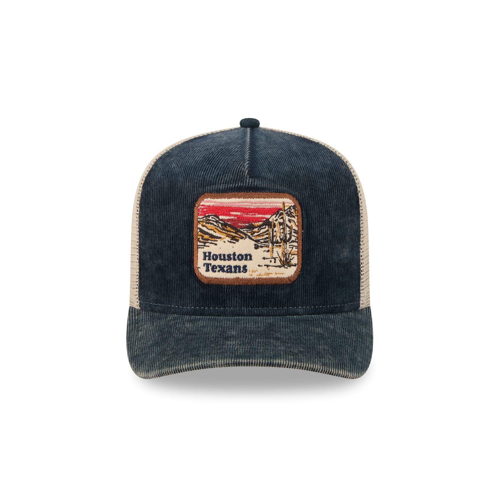 Tampa Bay Rays Vintage Landscape 9FIFTY A-Frame Trucker Hat Male Product Image