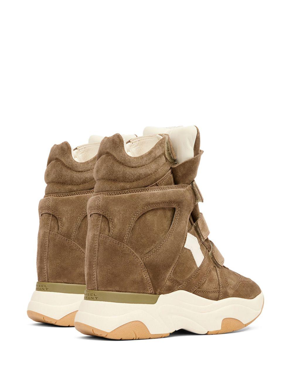 Balskee suede wedge high-top sneakers Product Image