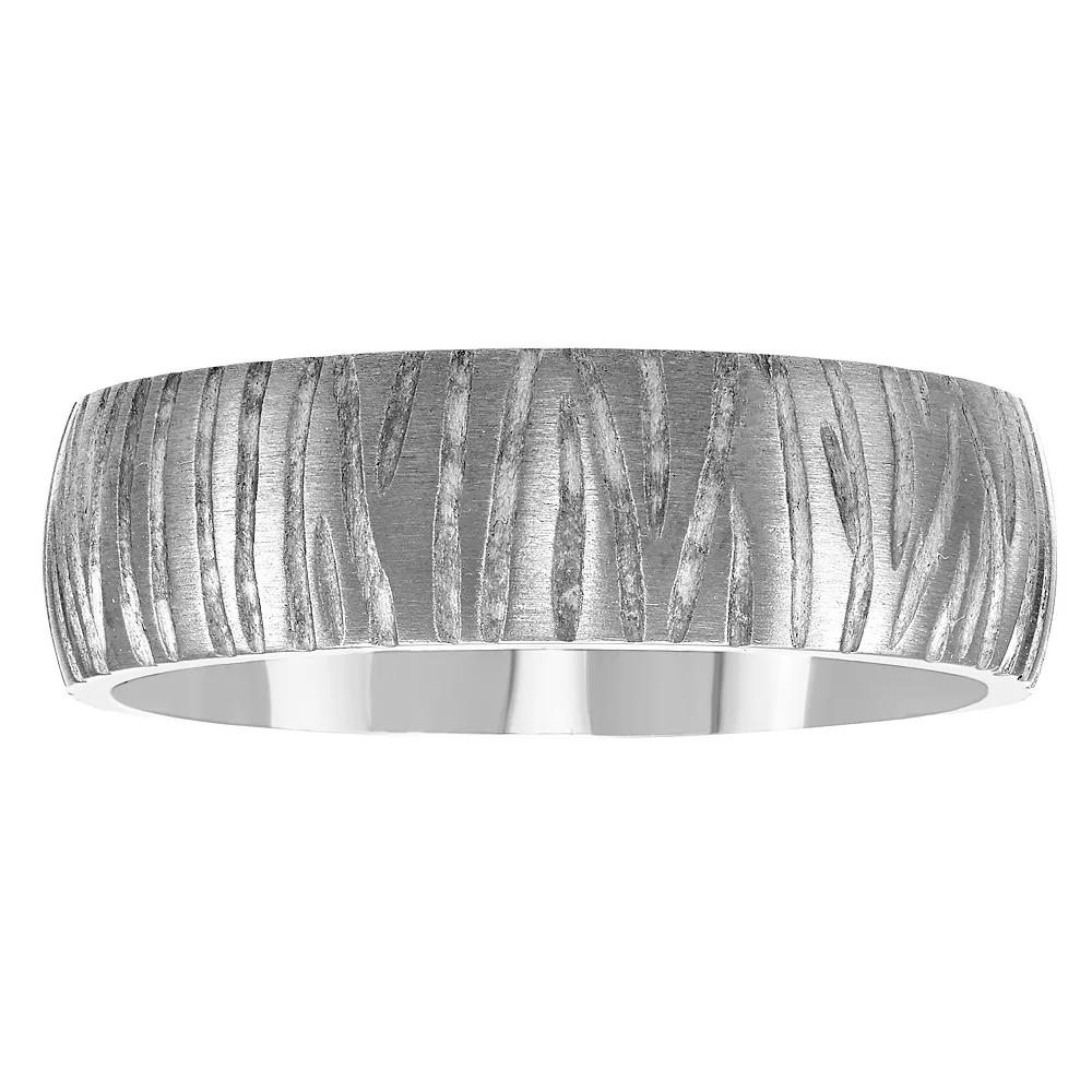 Men's Boston Bay Diamonds Tantalum 7 mm Tree Bark Texture Comfort Fit Band Ring, Size: 8.50 Product Image