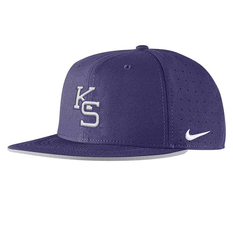 Men's Nike Purple Kansas State Wildcats 2025 On-Field True Performance Baseball Fitted Hat,  Product Image