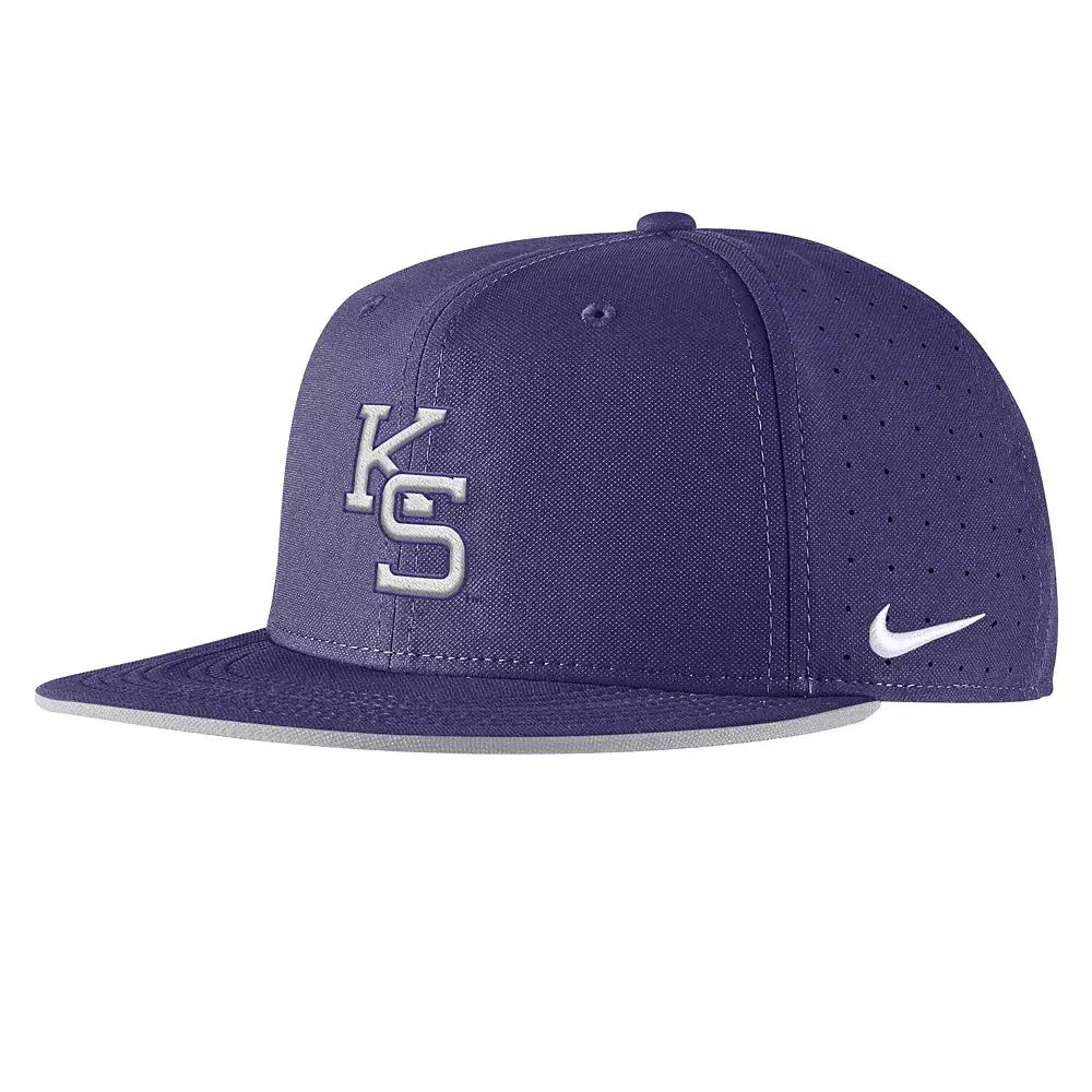 Men's Nike Purple Kansas State Wildcats 2025 On-Field True Performance Baseball Fitted Hat,  Product Image
