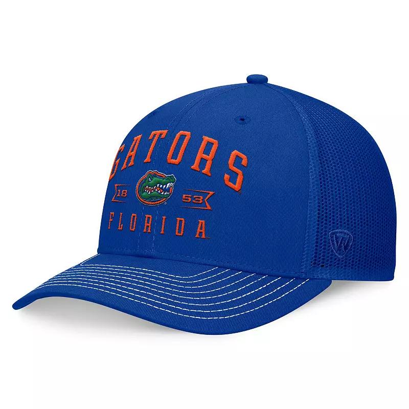 Men's Top of the World Royal Florida Gators Carson Trucker Adjustable Hat, Blue Product Image