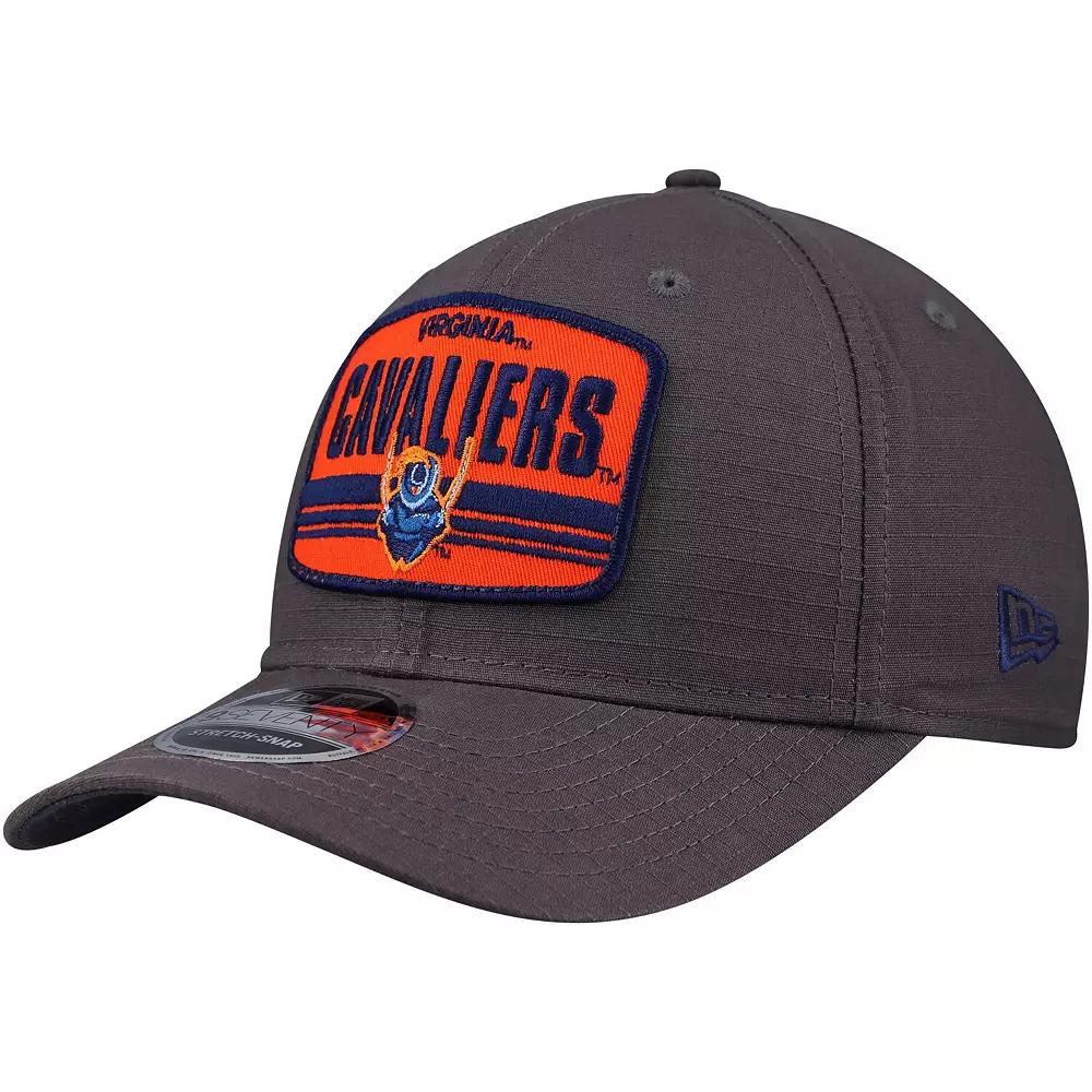 Men's New Era Charcoal Virginia Cavaliers Team Elevated 9SEVENTY Adjustable Hat Product Image