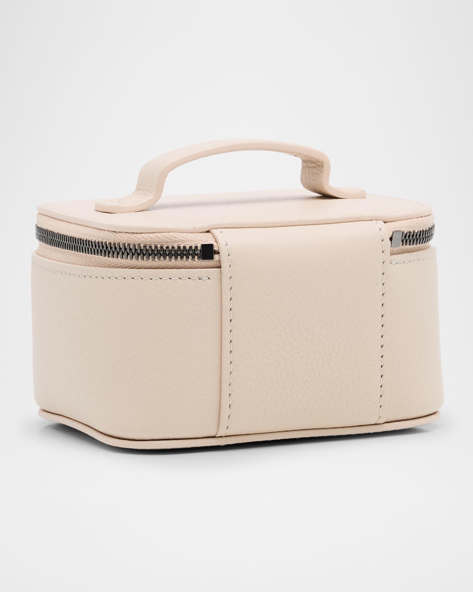 Small Grain Leather Jewelry Case Product Image