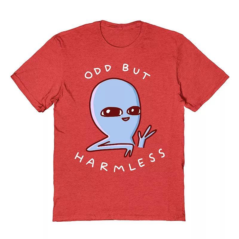 Men's Strange Planet by Nathan Pyle Odd But Harmless Tee, Size: Small, Red Product Image