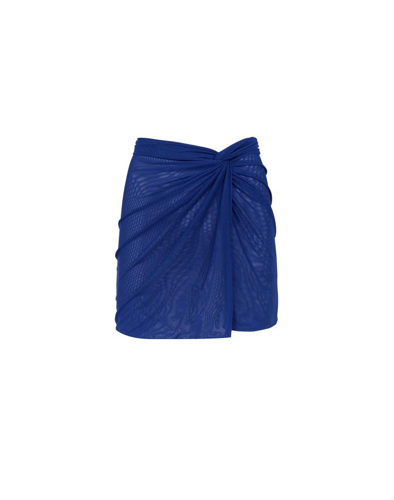 Karen Mini Pareo Skirt - Sapphire Product Image