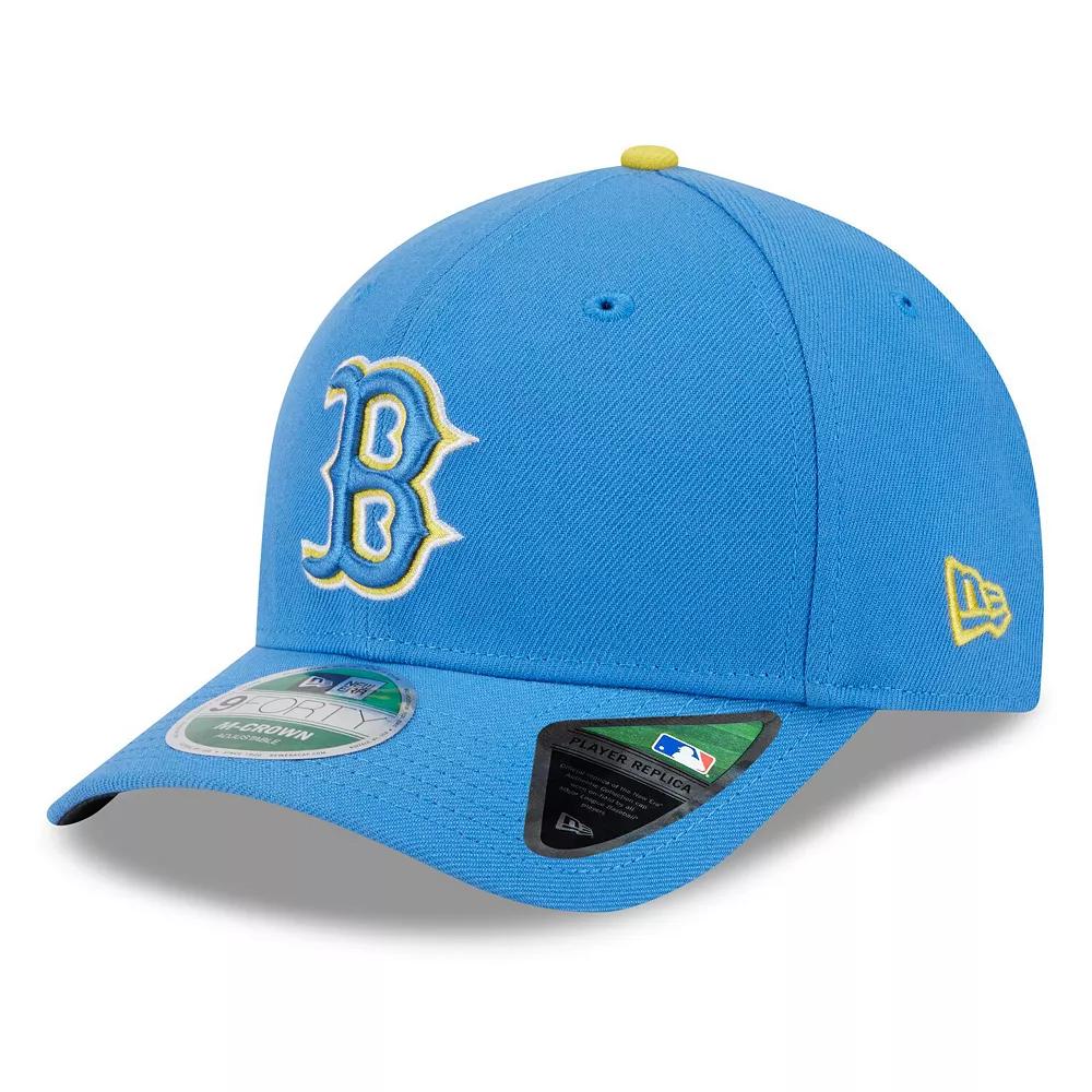 New Era Mens New Era Red Sox 9FORTY M-Crown Alternate Cap - Mens Carolina/Yellow Product Image