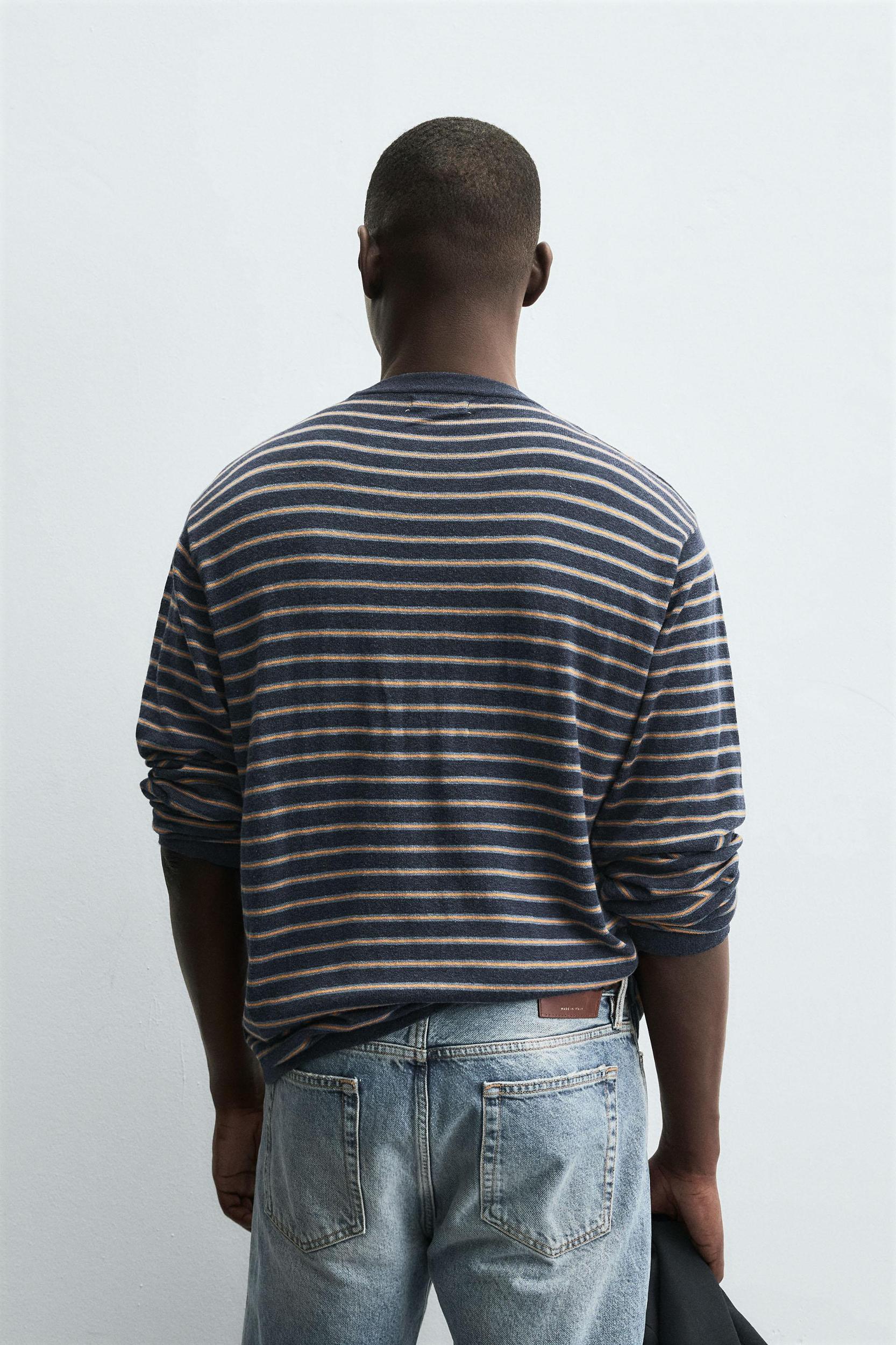 STRIPED JACQUARD SWEATER Product Image
