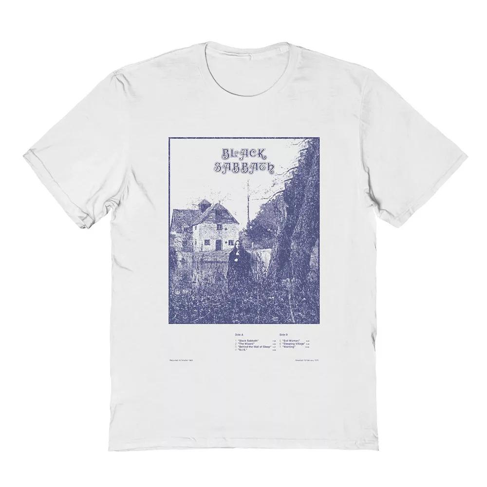 Men's Black Sabbath Girl Set List Blue Graphic Tee, Adult Unisex,  Product Image