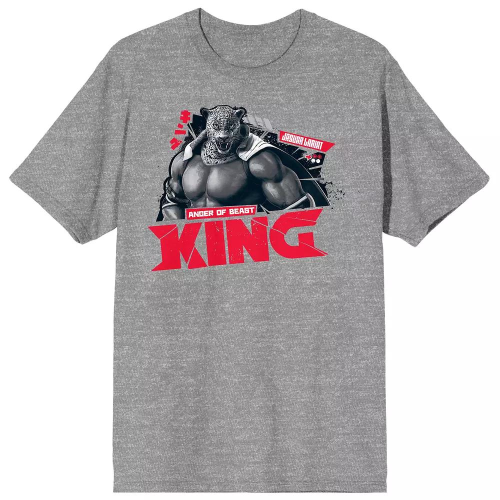Men's Tekken King Tee, Size: XL, Grey Product Image