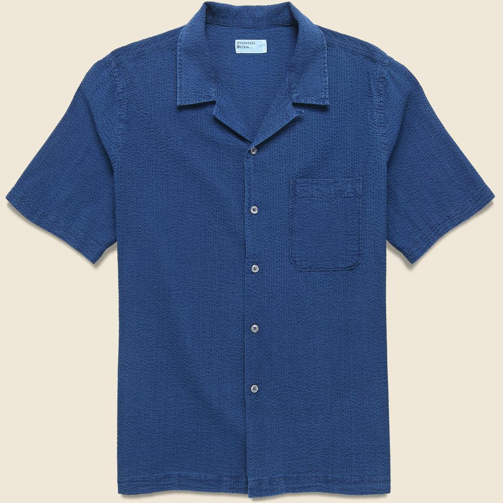 Seersucker Road Shirt - Washed Indigo Product Image