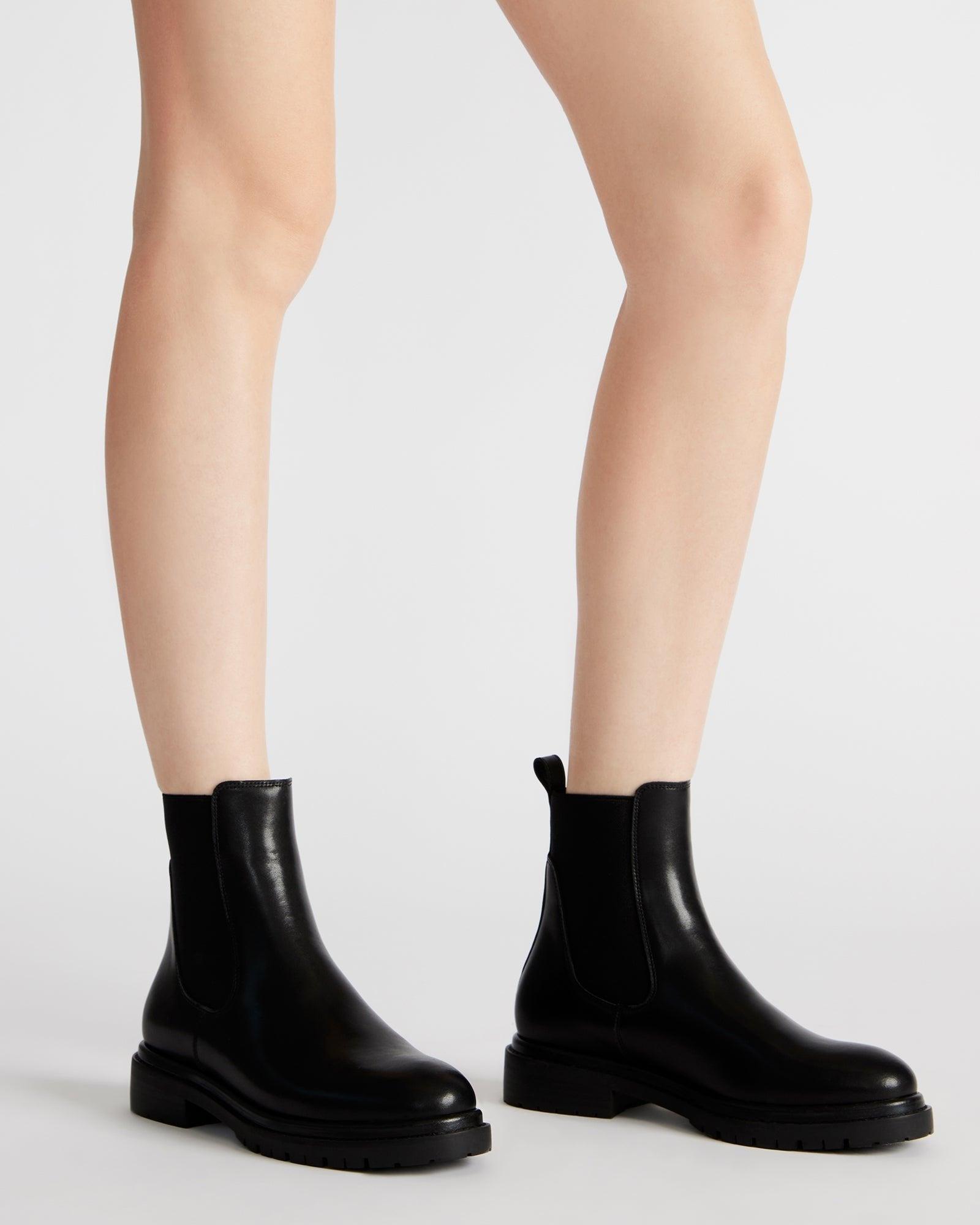 LYSETTE BLACK LEATHER - SM REBOOTED Female Product Image