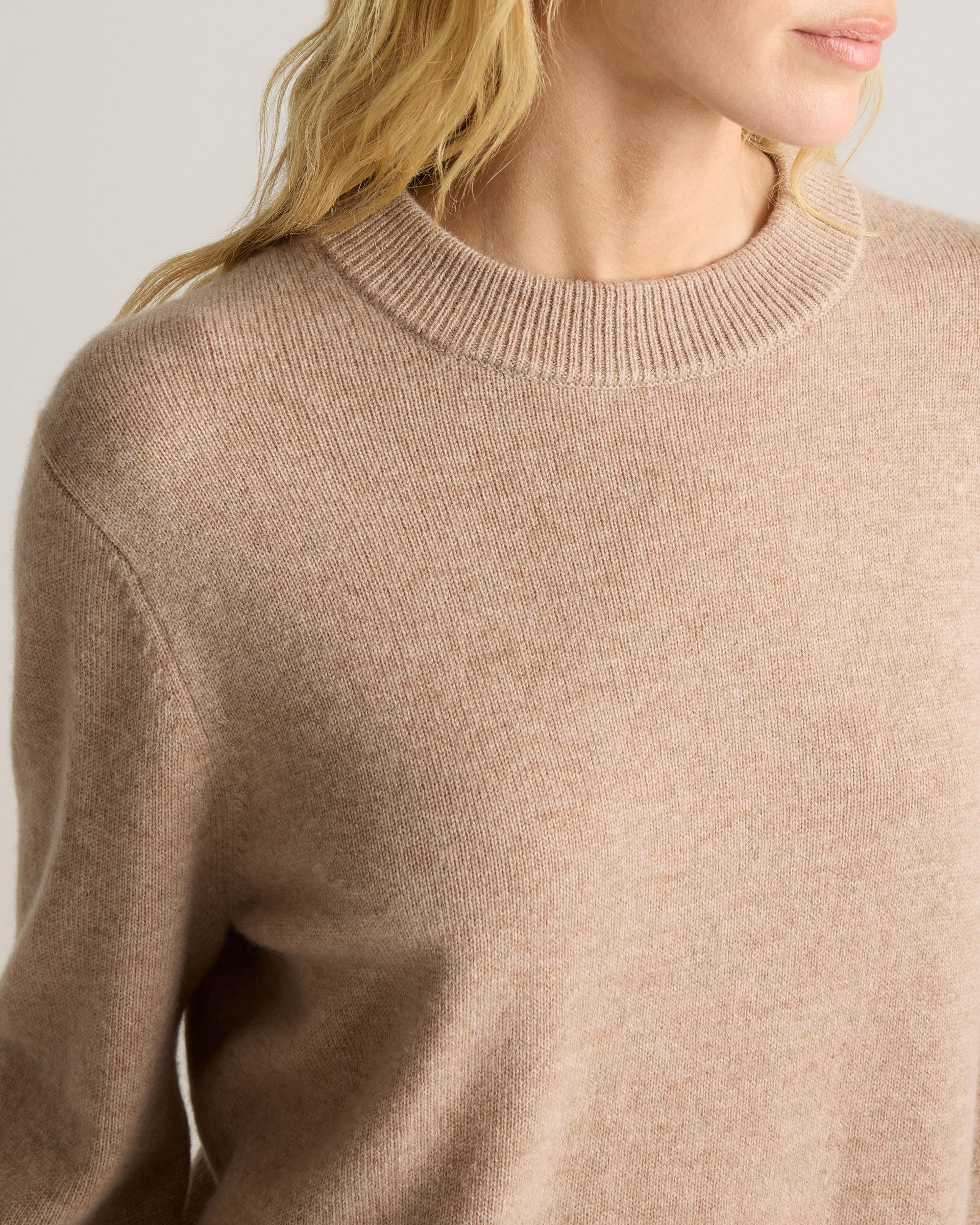 Quince | Women's Mongolian Cashmere Oversized Crewneck Sweater Product Image