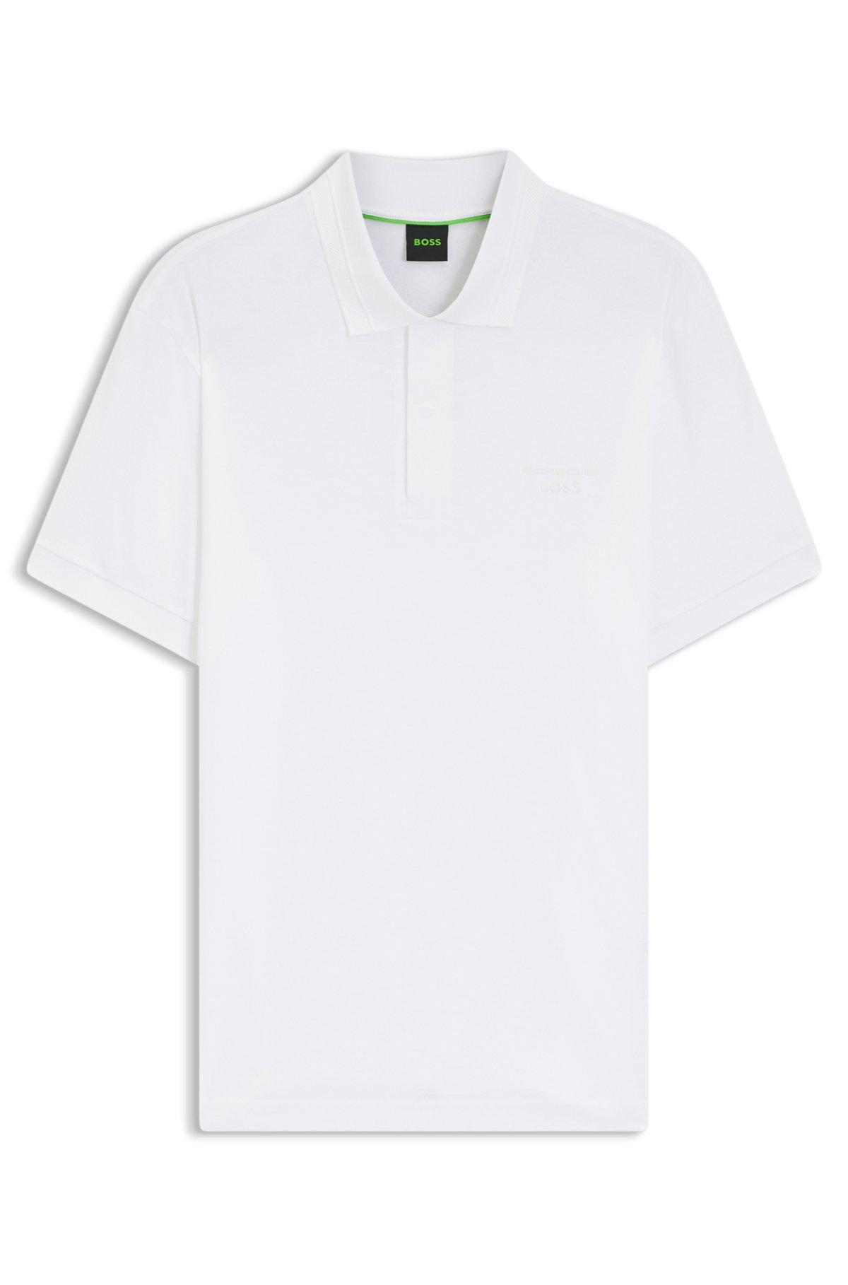 Porsche x BOSS polo shirt in mercerized cotton Product Image