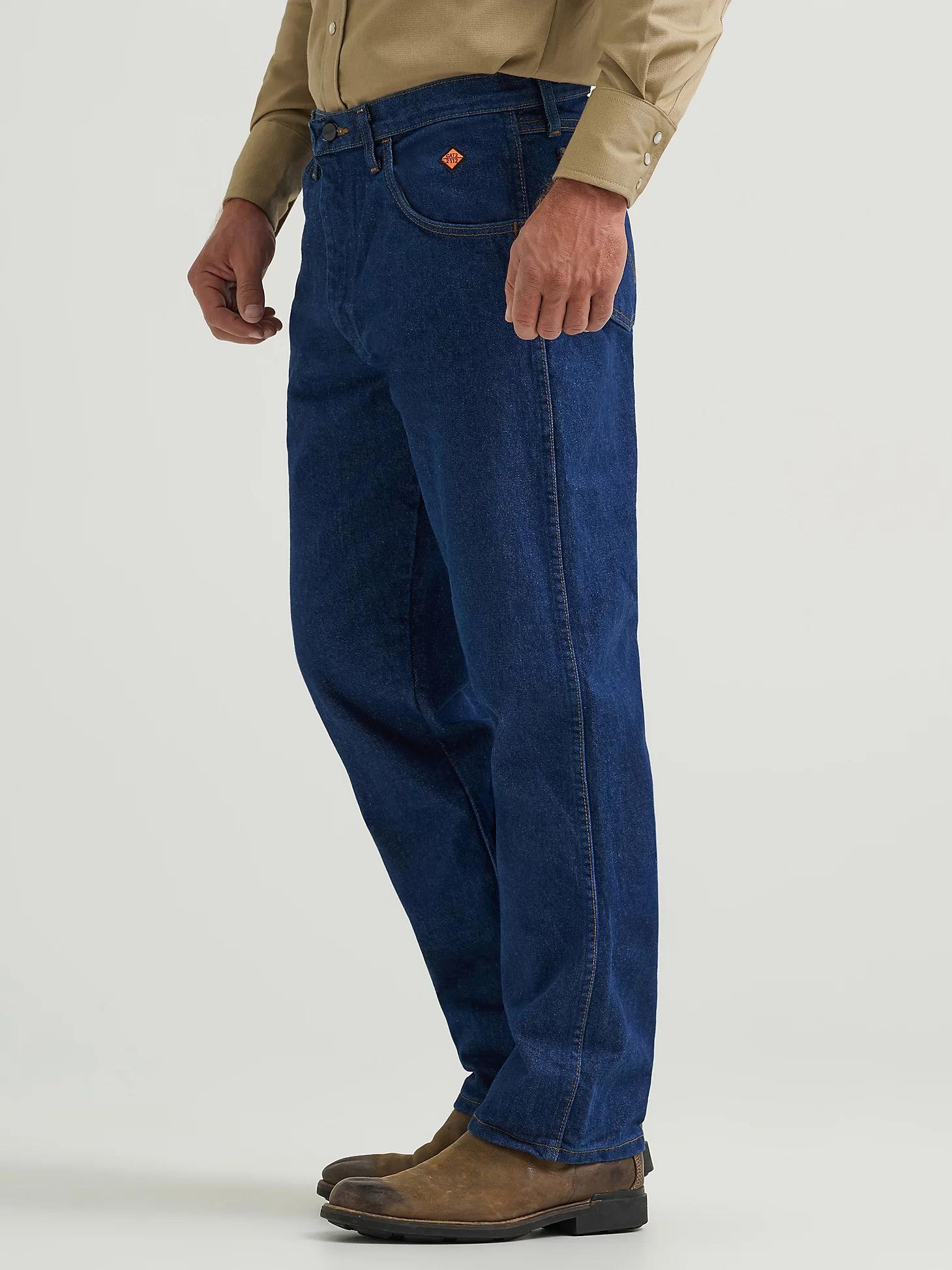 Wrangler® FR Flame-Resistant Relaxed Fit Jean | Men's JEANS | Wrangler® Product Image