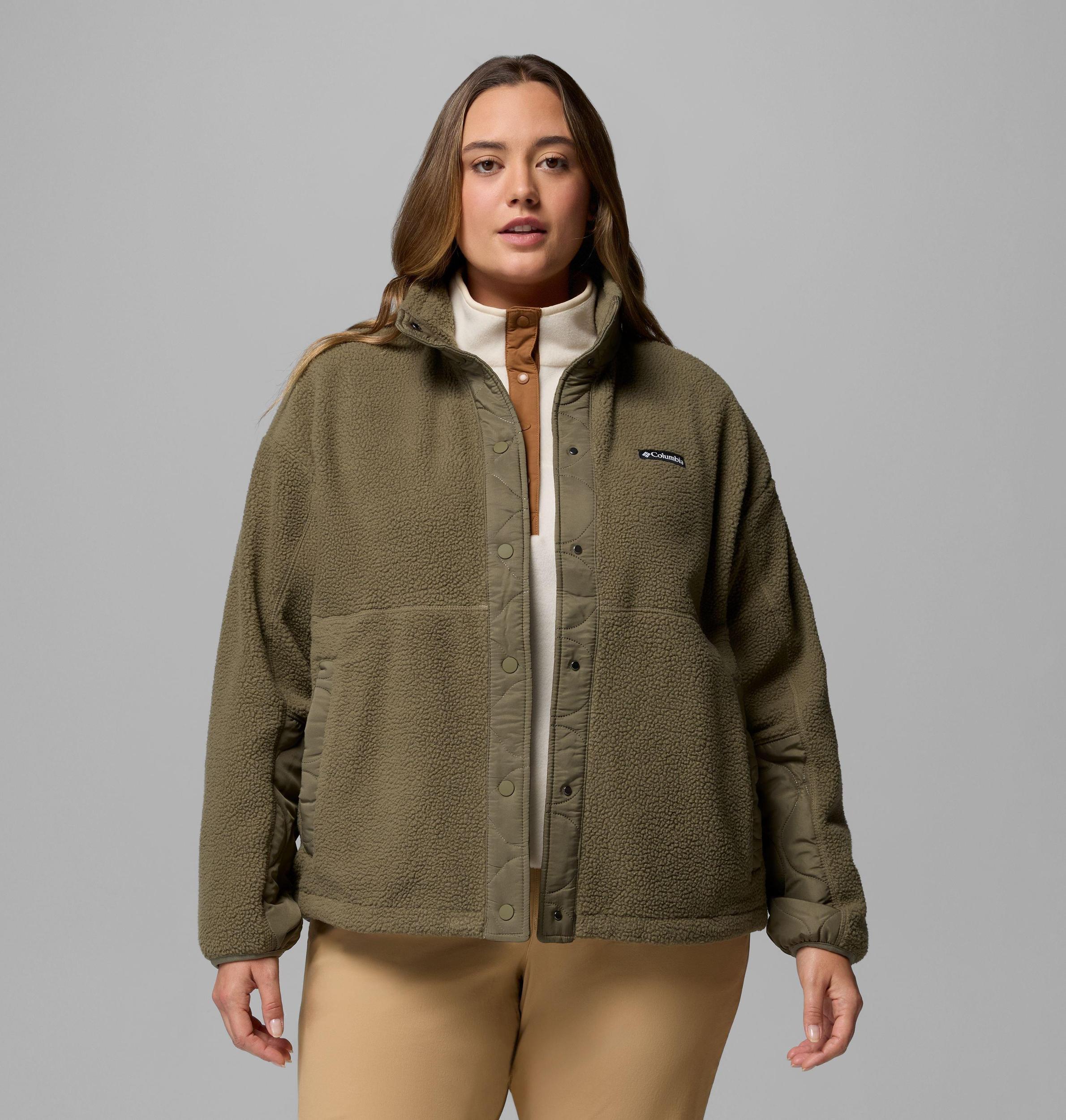 Columbia Womens Cloud Point Snap Fleece Jacket - Plus Size- Product Image